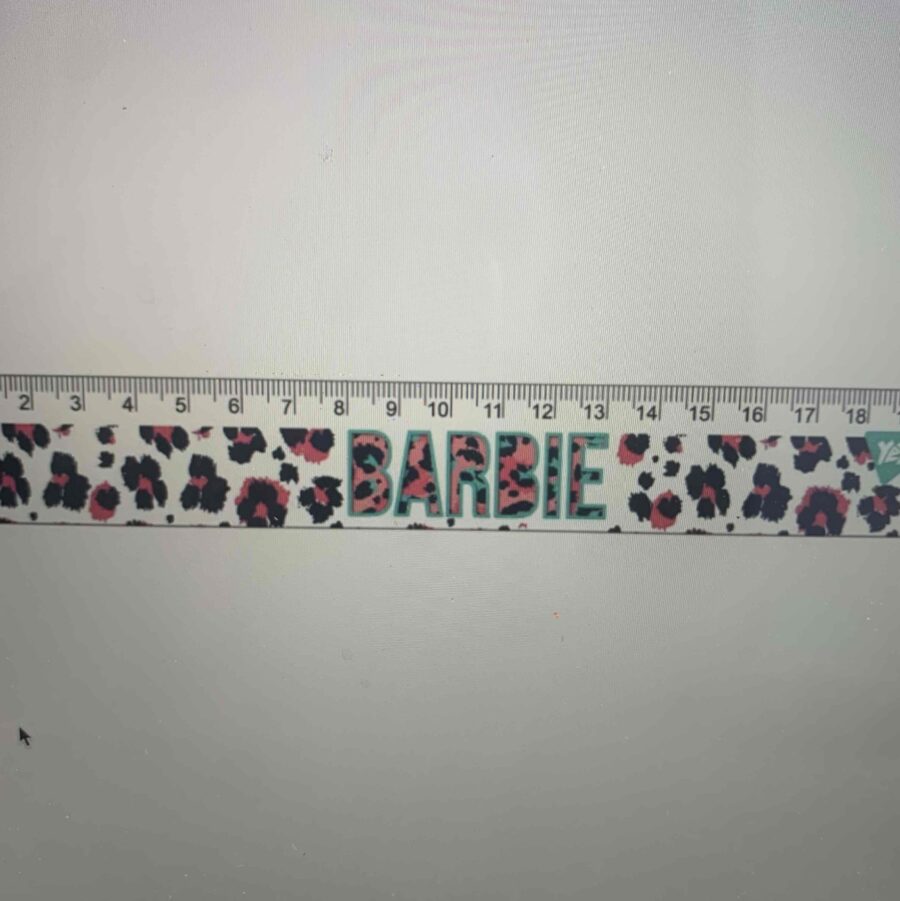Лінійка YES "Barbie", 20 см
