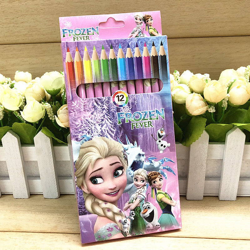 Олівці кольорові, Frozen, 12 шт
