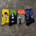 Шкарпетки унісекс "Ван Гог/ Van Gogh" високі розмір UNI