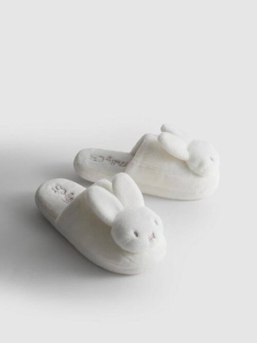Тапочки-сабо 3D жіночі "Miffy" Primark плюшеві білі