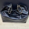 Сумочка Primark велика м'яка збірна з ланцюжком чорна