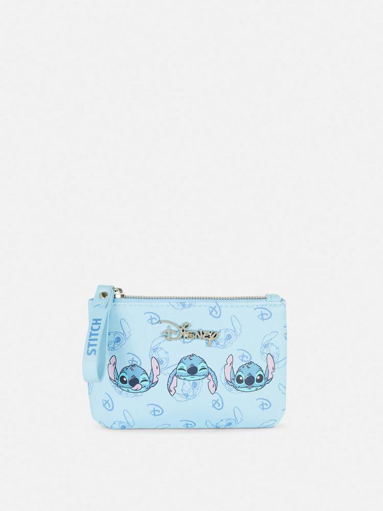 Гаманець компактний Primark "Stitch" лаконічний блакитний