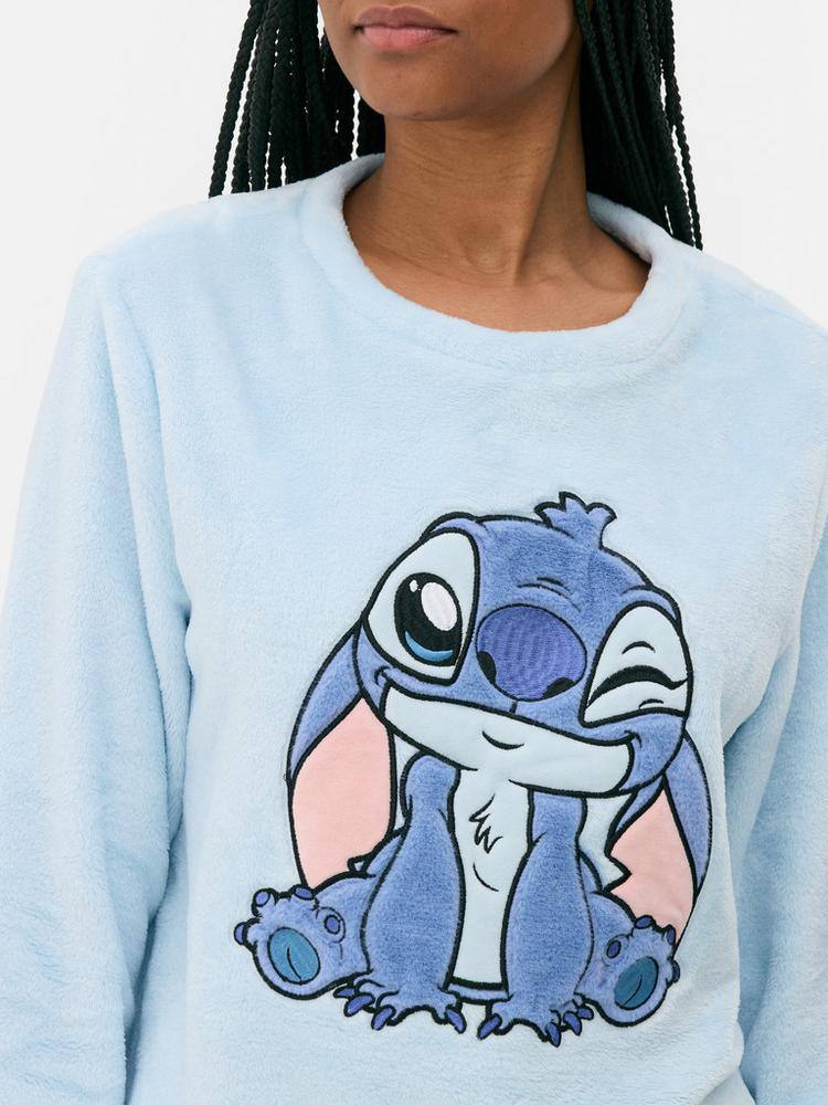 Піжама жіноча Primark "Stitch/ Стітч" плюшева