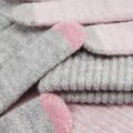 Рукавиці дитячі Primark сірі/рожеві з люрексом