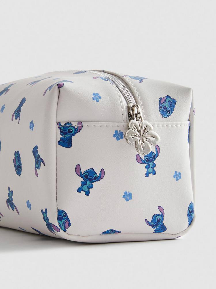 Косметичка об'ємна "Stitch" Primark біла
