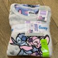 Піжама дитяча Primark "Stitch" флісова пухнаста сіра
