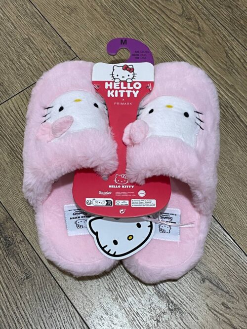 3da0deb9-65f3-4755-b4f0-49f5e5e88175.jpg Тапочки-сабо жіночі "Hello Kitty" Primark плюшеві рожеві