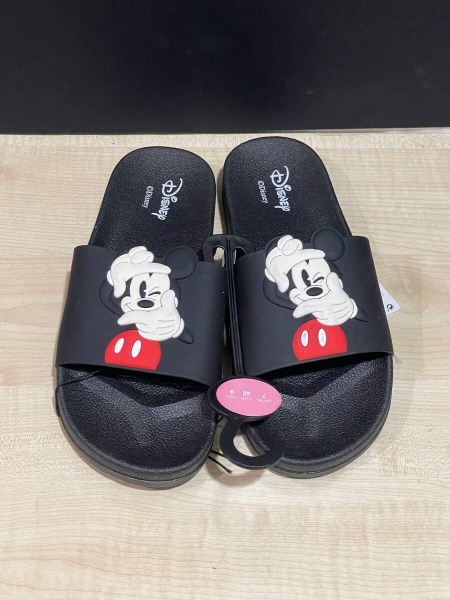 Шльопанці жіночі резинові Primark "Disney/ Mickey Mouse" чорні