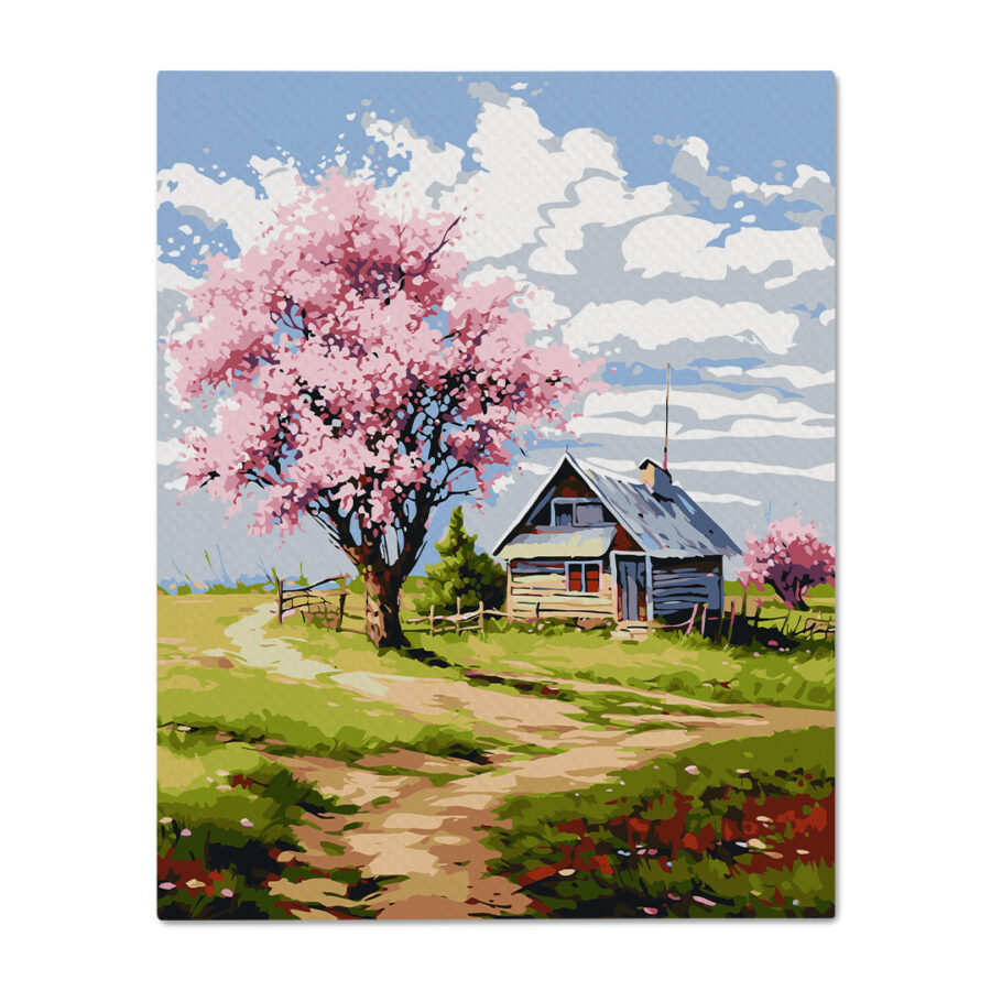 Картина за номерами "Весняний пейзаж" Orner