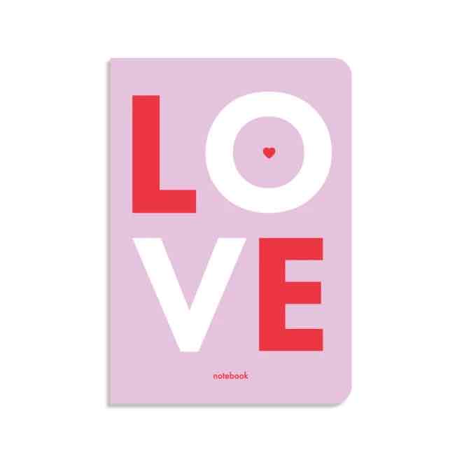 Блокнот "Love" Orner, фіолетовий