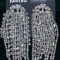 Сережки "Водопад" Primark Rita Ora зі стразами