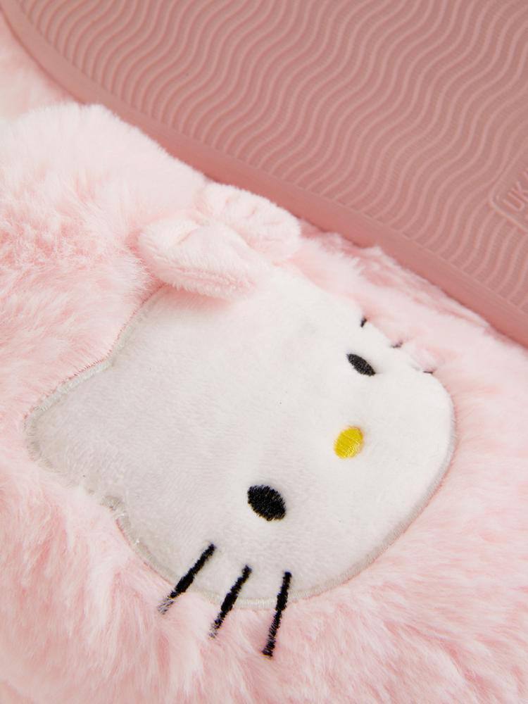 Тапочки-сабо жіночі "Hello Kitty" Primark плюшеві рожеві