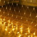 Гірлянда-сітка 2*2 м/ 120 LED золоте світло (розетка)