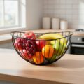 Фруктівниця металева "Елеганс" 26*13 см чорна