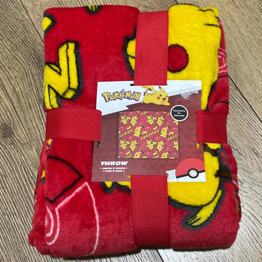 Плед "Pokemon/Pikachu/Пікачу" Primark 120*150