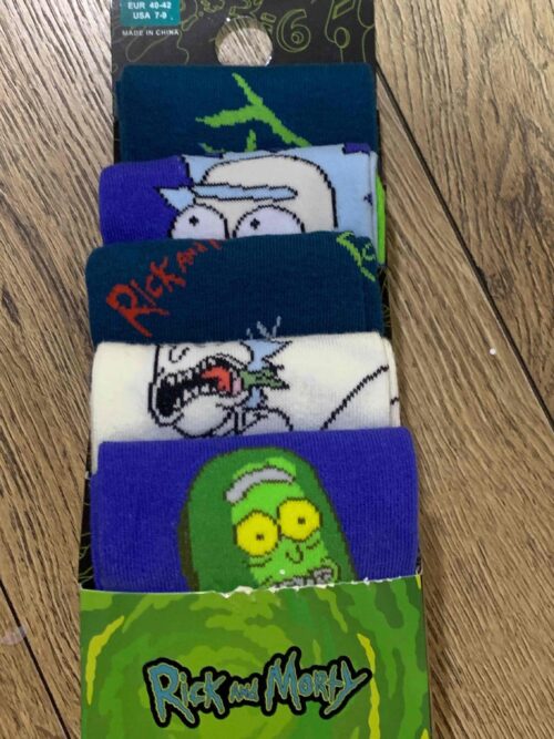651d7d29-8ff7-4710-a761-0a97f4d307e1.jpg Шкарпетки чоловічі високі «Rick & Morty» Primark