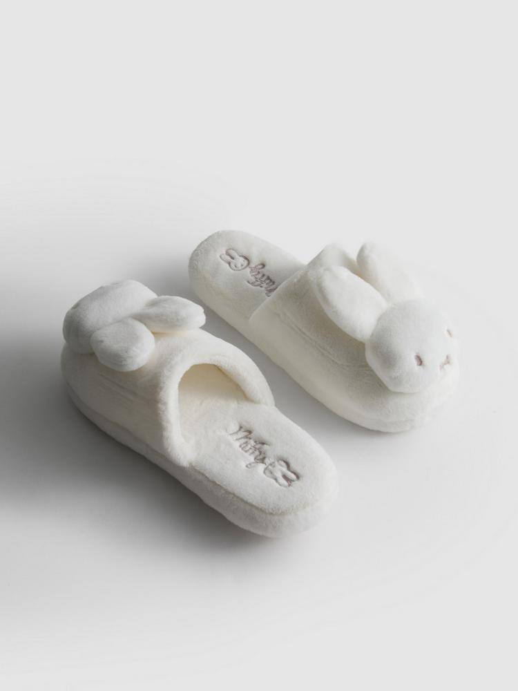 Тапочки-сабо 3D жіночі "Miffy" Primark плюшеві білі