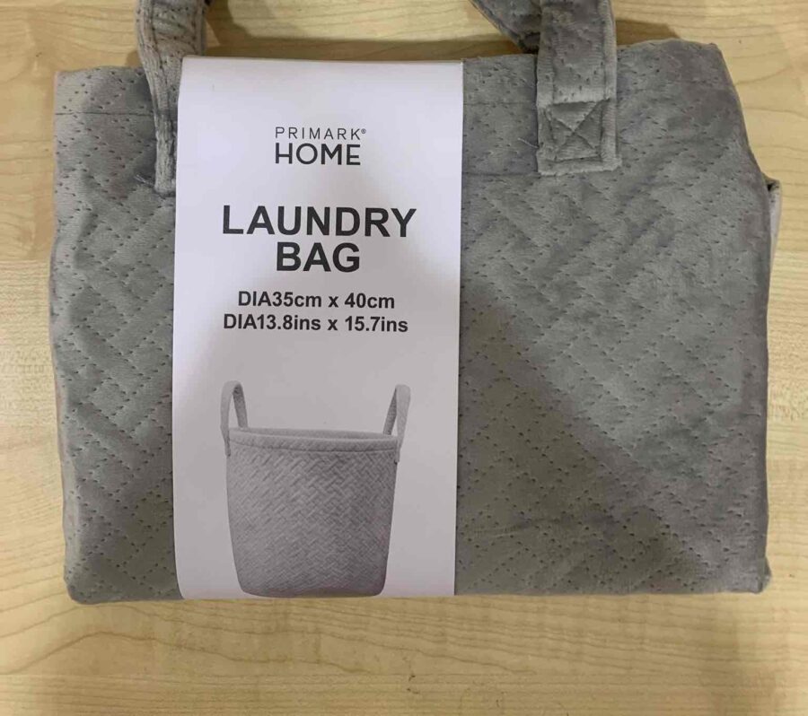 Корзина для білизни Laundry Bag Primark сіра/рожева