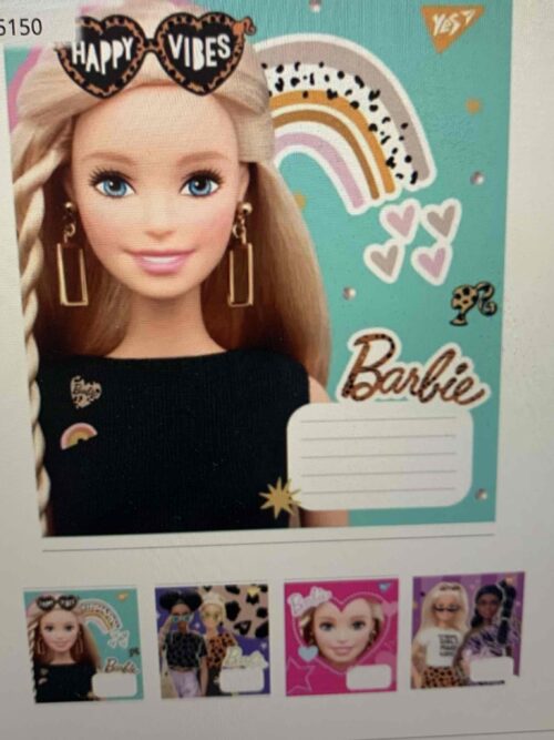 67a2678f-7203-4a06-9099-91aa031e5eef.jpg Зошит уч. YES "Barbie Animalistic" 12 арк/лінійка
