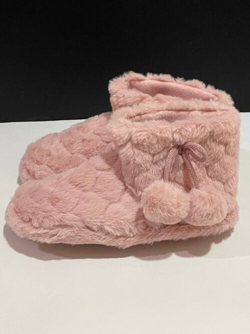 6aa34789-c4c0-4e36-8613-f11fad39d6b5.jpg Тапочки-чобітки жіночі Primark плюшеві (устілка меморі) антиковзання рожеві