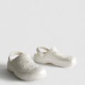 Шльопанці дитячі типу crocs "Квіточки" Primark білі