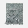 Плед "Small Chenille Throw" Primark суперм'який сіро-зелений 120*150