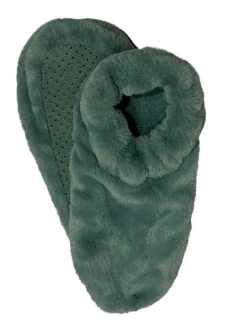 7d622175-880f-409a-8ad9-7f151b7676ae.jpg Тапочки-чобітки жіночі Primark плюшеві анти-ковзання зелені