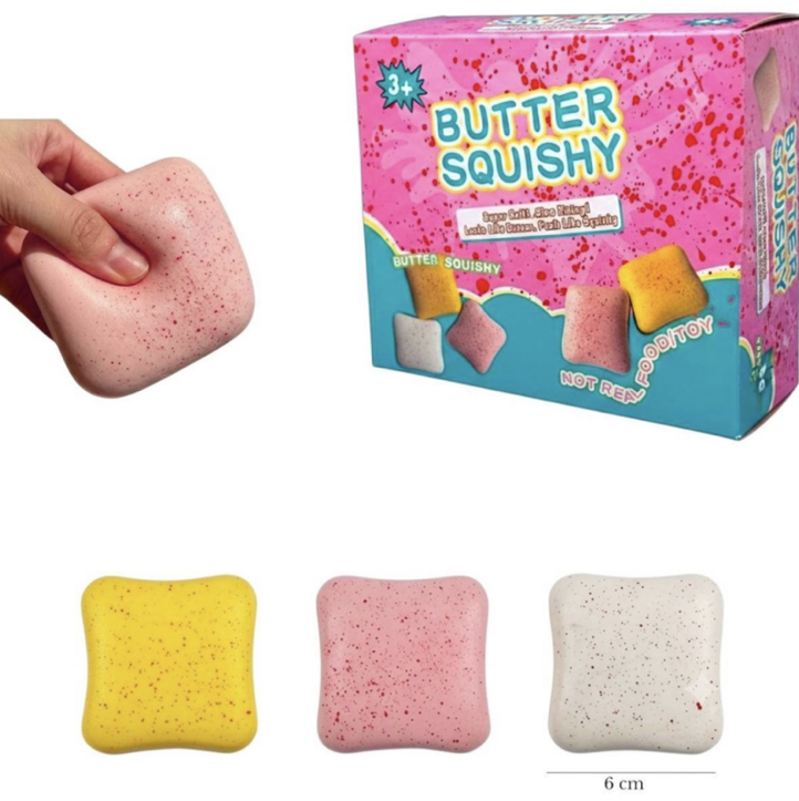 Іграшка-антистрес сквіш Butter squishy "Хліб / Bread" 6 см
