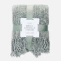 Плед "Small Chenille Throw" Primark суперм'який сіро-зелений 120*150