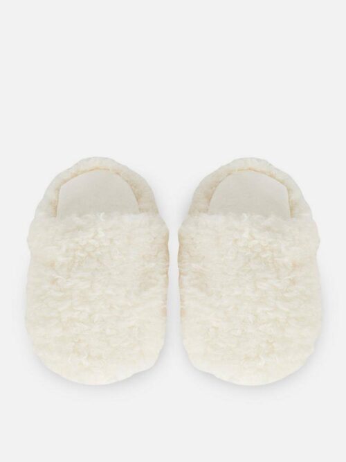 89824f39-cb40-4895-9eac-fdd31380fe5b.jpg Тапочки-сабо жіночі "Баранчик" Primark тедді білі