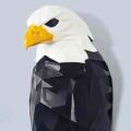 Нічник настінний 3D/ Світильник «Орел» 22,5х12х9см (від батарейок)