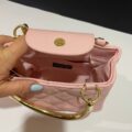 Сумочка Primark сьобана з металевиими ручками рожева