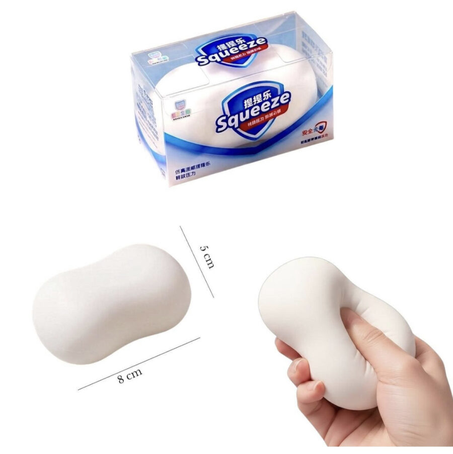 Іграшка-антистрес сквіш Butter squishy "Мило SQUEEZE" 8*5 см