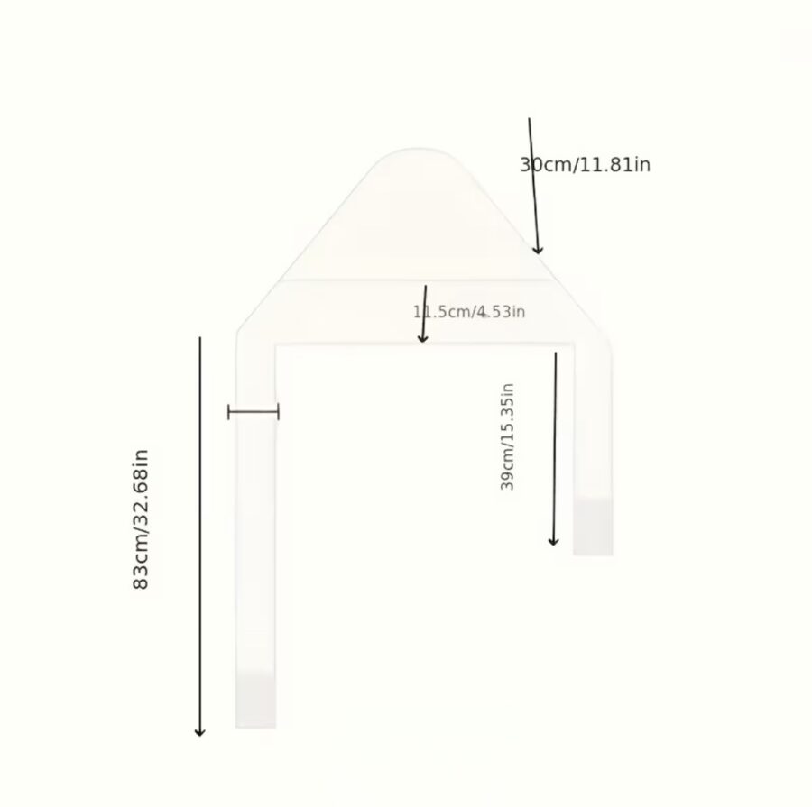 Шапка-шарф 83*39*30 см "Коса" в'язаний (акрил) беж