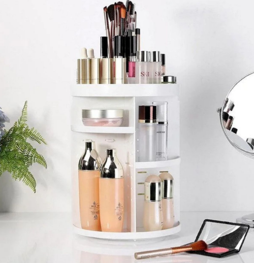 953af2bd-f262-4501-9731-e5449eb33068.png Органайзер для косметики Rotation Cosmetic Box 360 білий