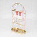 Настільна підставка для прикрас "Пташки" золота 18*33*9 см