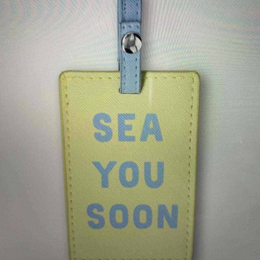 Бірка для валізи "SEA YOU SOON"