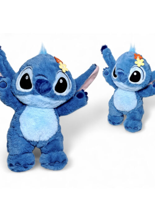 М'яка іграшка "Stitch/ Стітч з квіткою" 30 см