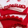 Шкарпетки жіночі короткі "Сердечка" Primark білі/червоні