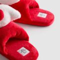 Тапочки-сабо 3D жіночі "Hello Kitty" Primark плюшеві червоні