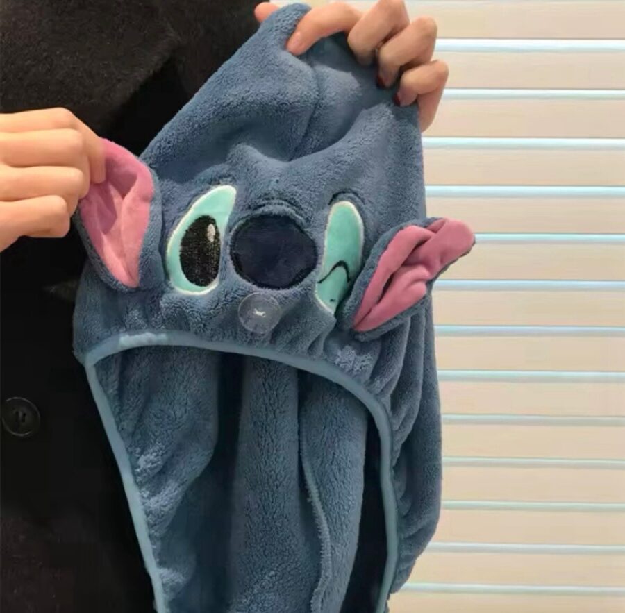 Тюрбан для сушки волосся "Stitch/ Стітч" фліс