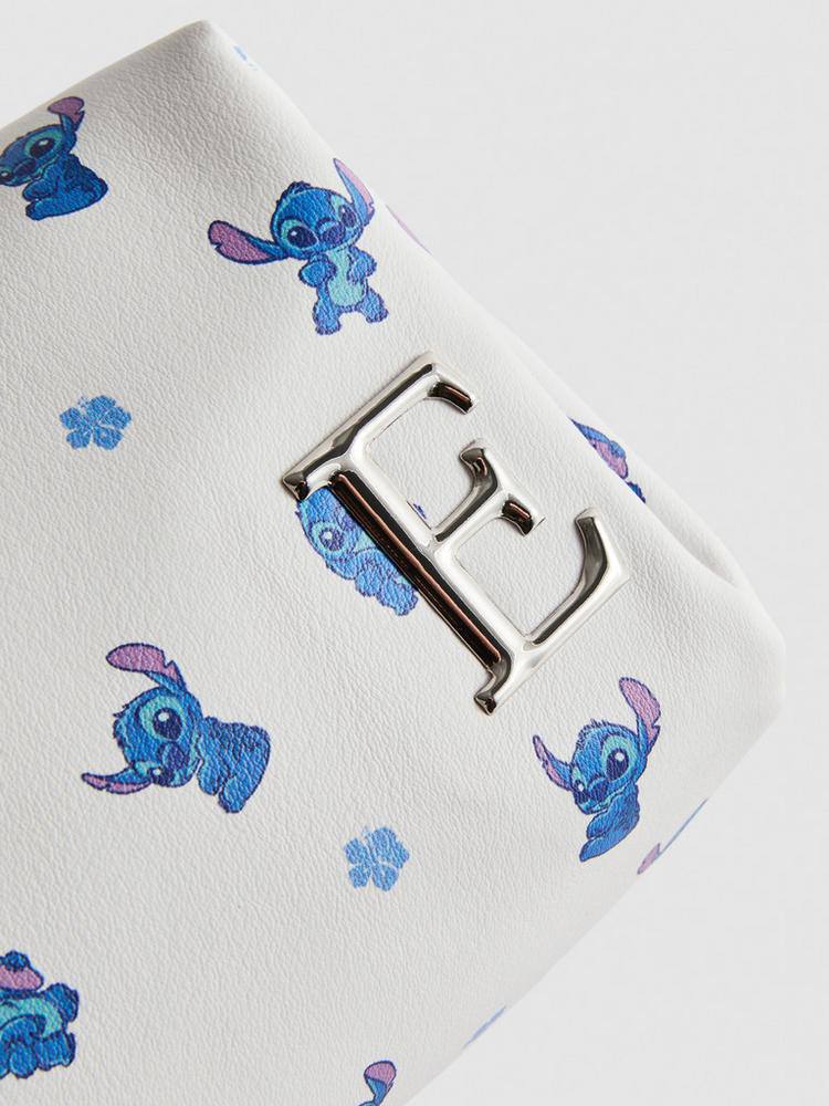 Косметичка об'ємна "Stitch" Primark біла