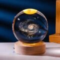Нічник скляна куля "Зіркова Туманність/ Галактика" 8 см
