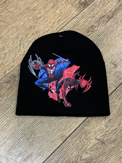 b03e202d-c488-468f-9995-f302a7fdbe24.jpg Шапка-Біні дитяча Primark "Spiderman" чорна