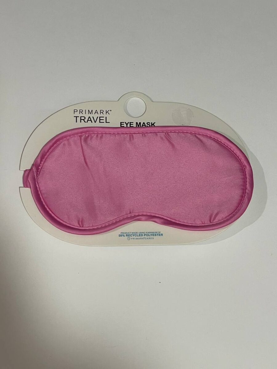 Маска для сну Primark атласна темно-рожева