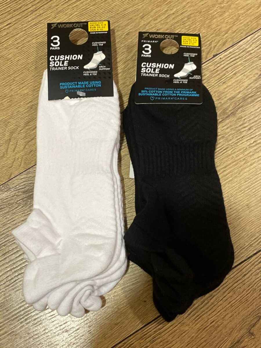 Шкарпетки жіночі "Trainer Socks Cushion Sole" Primark короткі котонові