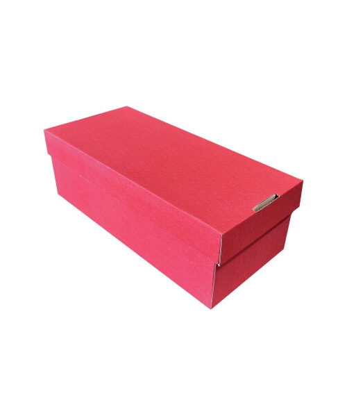 bfa0a126-e224-480e-83d3-0b5ec942e57c.jpg Коробка подарункова 33*15*11 см мікрогофра червона