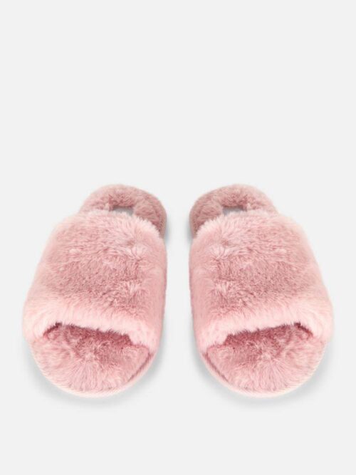 c3767d83-47bb-496a-8294-df7a99777303.jpg Тапочки-бандо жіночі Primark плюшеві (устілка меморі) рожеві