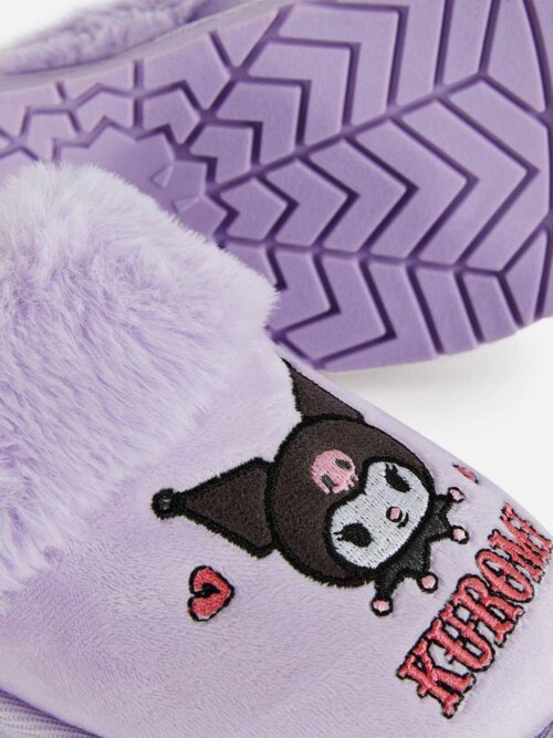 c6731d69-34ad-4e67-b319-b08a7560442f.jpg Тапочки-сабо дитячі "Kuromi/ Куромі" Primark (устілка меморі) фіолетові