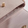 Сумочка-міні конверт Primark "крокодил" рожева